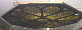 Large stained glass piece