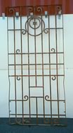 Wrought iron gate