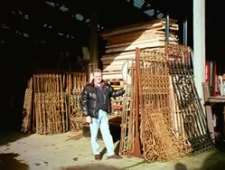 Click for a closer look at Harry with some great wrought iron fencing